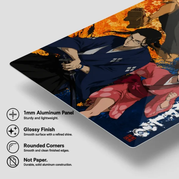 Anime Metal Poster Wall Decor - Samurai - D - Image 6