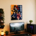 Anime Metal Poster Wall Decor - Samurai - D - Image 5