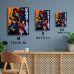 Anime Metal Poster Wall Decor - Samurai - D - Image 7