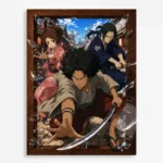 Anime Metal Poster Wall Decor - Samurai - E