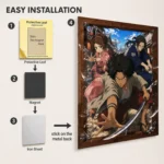 Anime Metal Poster Wall Decor - Samurai - E - Image 2