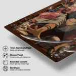 Anime Metal Poster Wall Decor - Samurai - E - Image 6