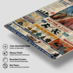 Anime Metal Poster Wall Decor - Samurai - F - Image 6