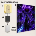 Anime Metal Poster Wall Decor - Solo - Image 2