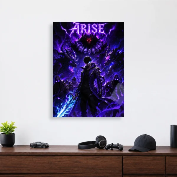 Anime Metal Poster Wall Decor - Solo - Image 4