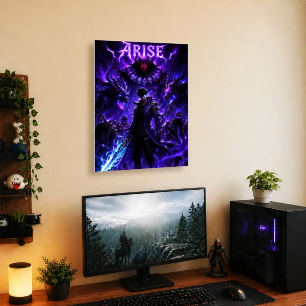 Anime Metal Poster Wall Decor - Solo - Image 5