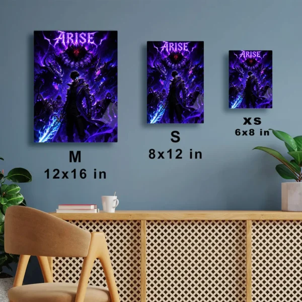 Anime Metal Poster Wall Decor - Solo - Image 7