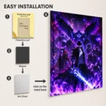 Anime Metal Poster Wall Decor - Solo - A - Image 2