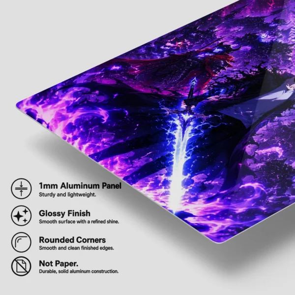 Anime Metal Poster Wall Decor - Solo - A - Image 6