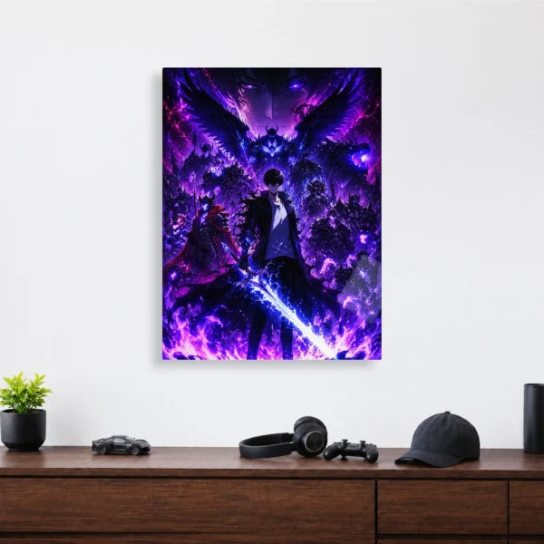 Anime Metal Poster Wall Decor - Solo - A - Image 4