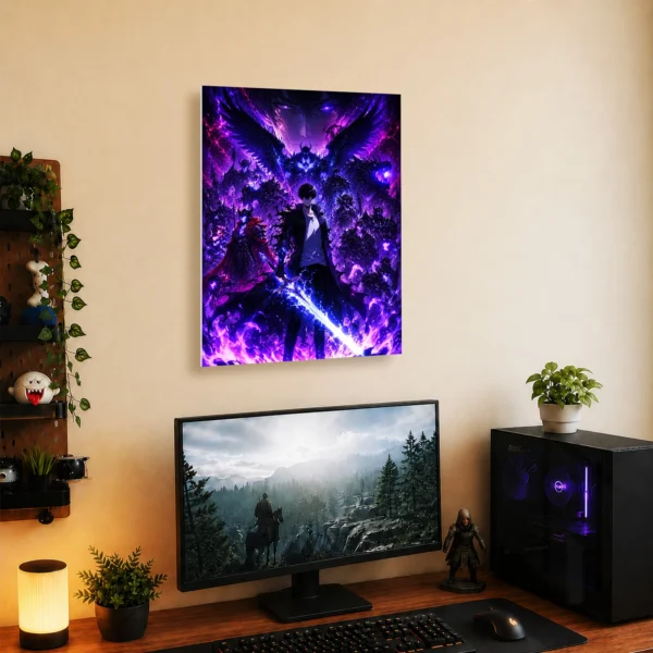 Anime Metal Poster Wall Decor - Solo - A - Image 5