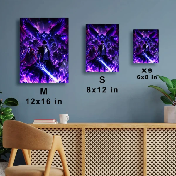 Anime Metal Poster Wall Decor - Solo - A - Image 7