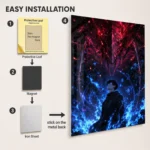 Anime Metal Poster Wall Decor - Solo - B - Image 2