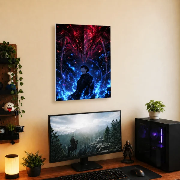 Anime Metal Poster Wall Decor - Solo - B - Image 5