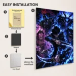 Anime Metal Poster Wall Decor - Solo - C - Image 2