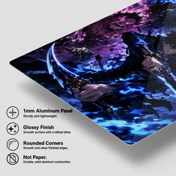 Anime Metal Poster Wall Decor - Solo - C - Image 6