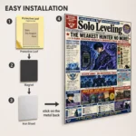 Anime Metal Poster Wall Decor - Solo - E - Image 2