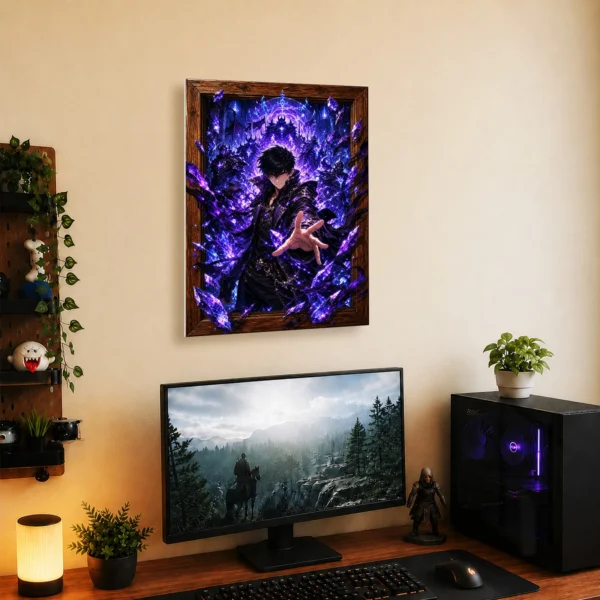 Anime Metal Poster Wall Decor - Solo - F - Image 5