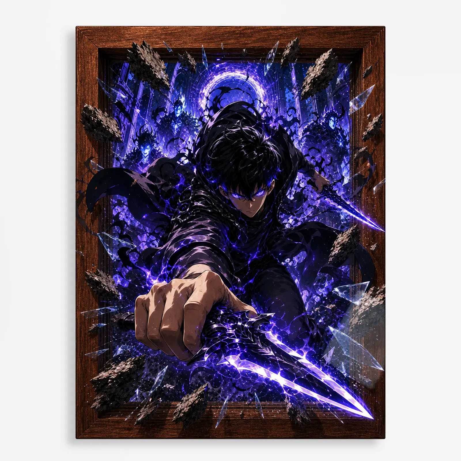 anime metal poster (376) s1 Anime Metal Poster Wall Decor - Solo - G - Image 1