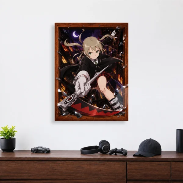 Anime Metal Poster Wall Decor - Soul - Maka Albarn - Image 4