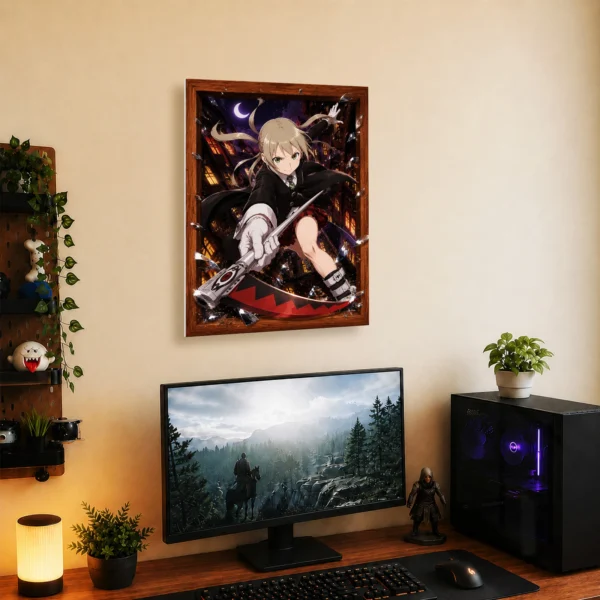 Anime Metal Poster Wall Decor - Soul - Maka Albarn - Image 5