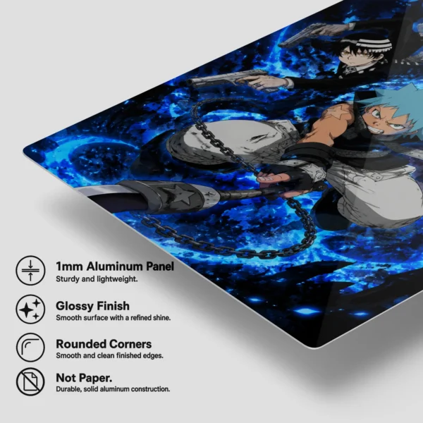 Anime Metal Poster Wall Decor - Soul - Image 6