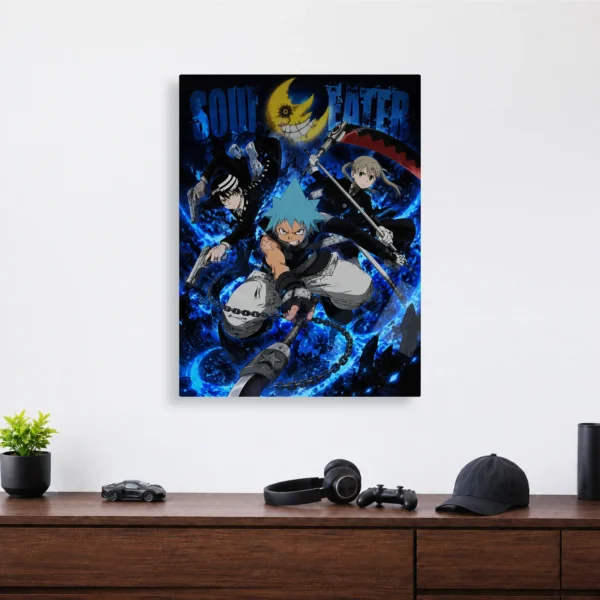 Anime Metal Poster Wall Decor - Soul - Image 4