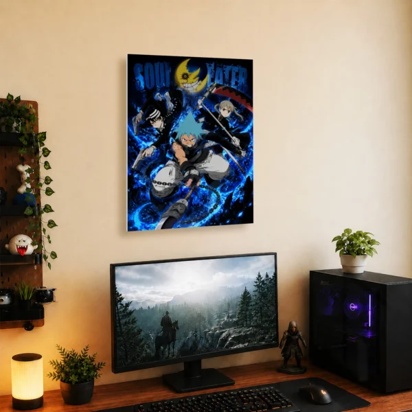 Anime Metal Poster Wall Decor - Soul - Image 5