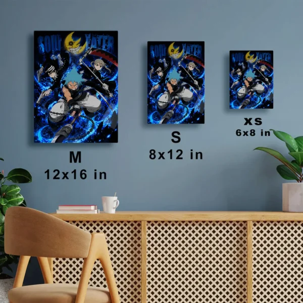 Anime Metal Poster Wall Decor - Soul - Image 7