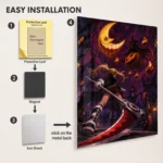 Anime Metal Poster Wall Decor - Soul - Maka Albarn - A - Image 2