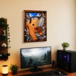 Anime Metal Poster Wall Decor - Chainsaw Pochita - Image 5