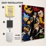 Anime Metal Poster Wall Decor - Soul - A - Image 2