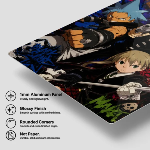 Anime Metal Poster Wall Decor - Soul - A - Image 6