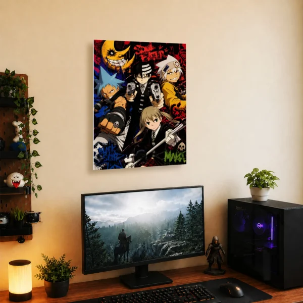 Anime Metal Poster Wall Decor - Soul - A - Image 5