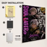 Anime Metal Poster Wall Decor - Soul - B - Image 2