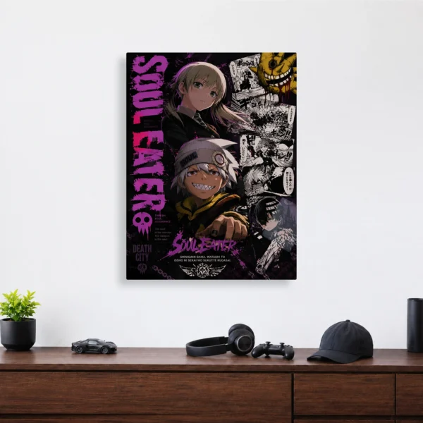 Anime Metal Poster Wall Decor - Soul - B - Image 4