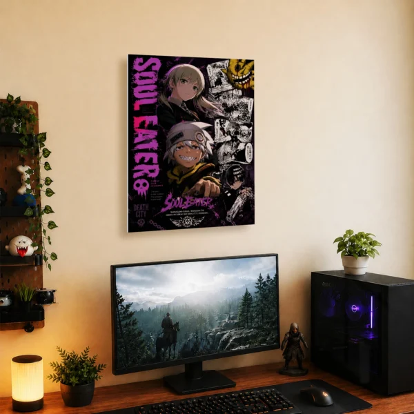 Anime Metal Poster Wall Decor - Soul - B - Image 5