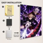 Anime Metal Poster Wall Decor - Soul - C - Image 2