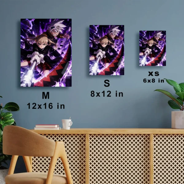Anime Metal Poster Wall Decor - Soul - C - Image 7