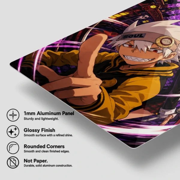 Anime Metal Poster Wall Decor - Soul - D - Image 6