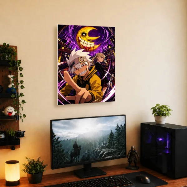 Anime Metal Poster Wall Decor - Soul - D - Image 5
