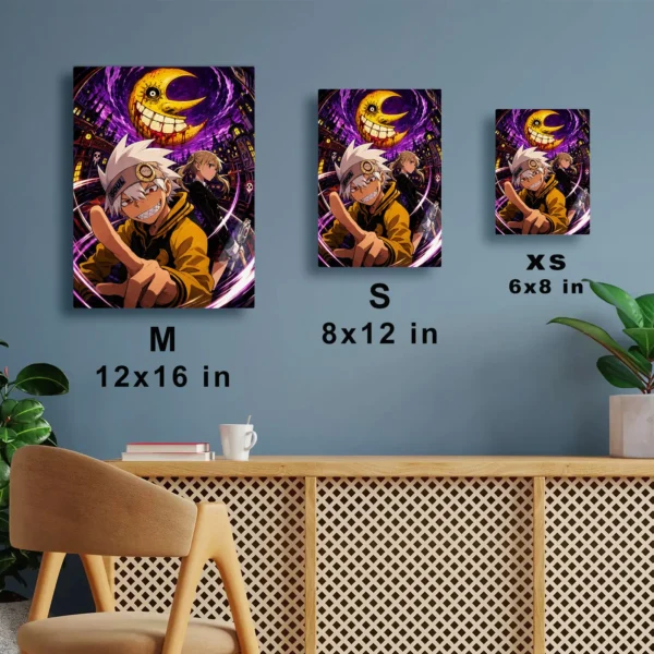 Anime Metal Poster Wall Decor - Soul - D - Image 7