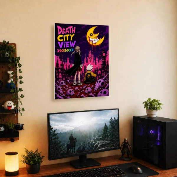 Anime Metal Poster Wall Decor - Soul - Maka Albarn - B - Image 5