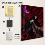 Anime Metal Poster Wall Decor - Soul - Death - Image 2