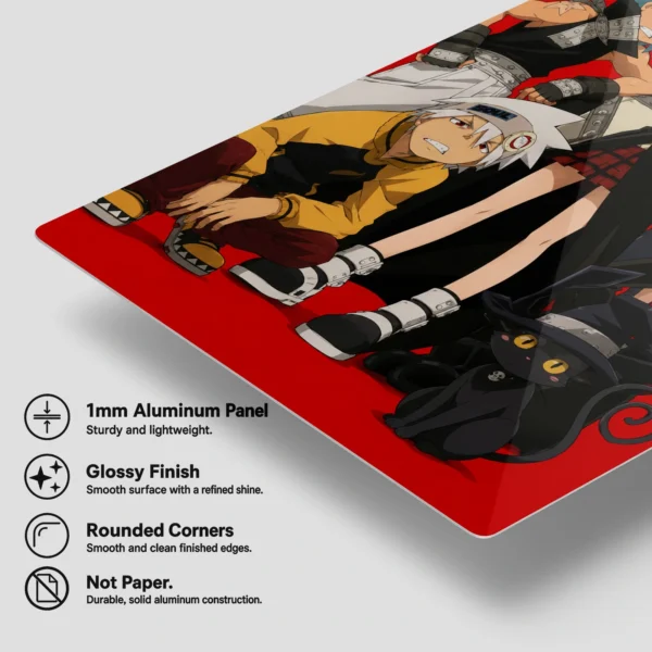 Anime Metal Poster Wall Decor - Soul - E - Image 6