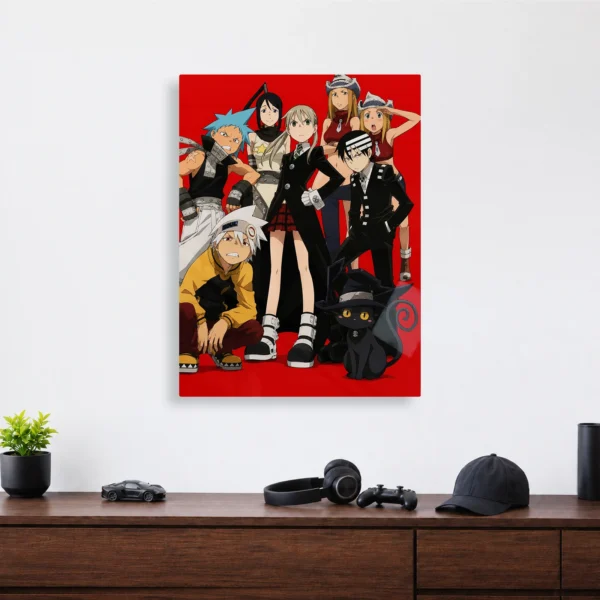 Anime Metal Poster Wall Decor - Soul - E - Image 4