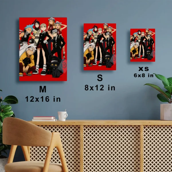 Anime Metal Poster Wall Decor - Soul - E - Image 7
