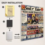 Anime Metal Poster Wall Decor - Soul - F - Image 2