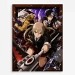 Anime Metal Poster Wall Decor - Soul - Soul Evans & Death The Kid