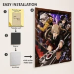 Anime Metal Poster Wall Decor - Soul - Soul Evans & Death The Kid - Image 2